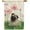 Pug1, variant on Spring Summer Dog Decorative House Flag Samoyed Lotus Flowers Outside Banner for Yard Farmhouse Double Side 28x40 Inch