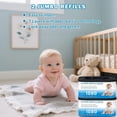 thumbnail image 7 of Jumbo Square Refills Disposal Bags Refill Compatible with Genie Diaper Compact, Select Pails, Hold Up to 1080 Newborn-Sized Diapers Per Refill，2 Packs, 7 of 7