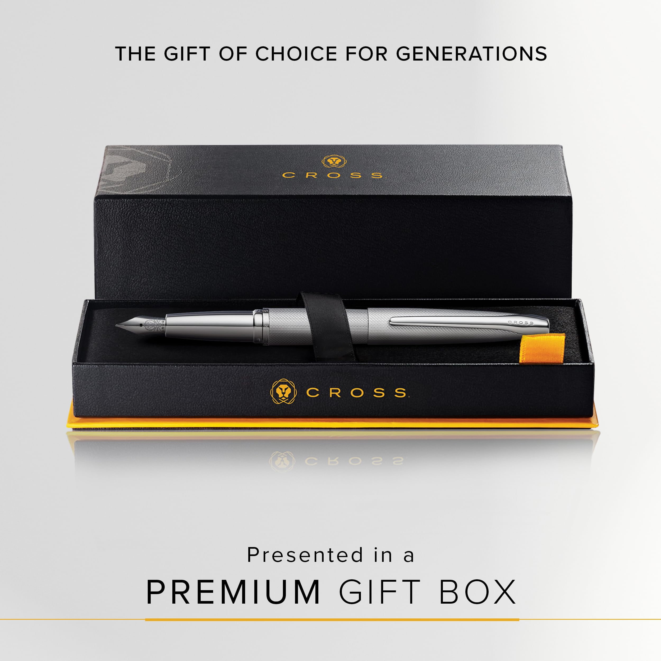 Cross ATX Sandblasted Titanium Gray Fine Nib Fountain Pen