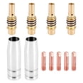 thumbnail image 1 of 11Pcs / Conjunto Boquilla de Soldadura Mig Boquillas Antorcha Soldadora Soporte Punta Consejos Contacto 0.040 Pulgadas Difusor Gas Para Linternas, 1 of 9