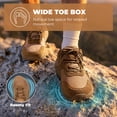 thumbnail image 2 of NORTIV 8 Men's Wide Toe Box Hiking Shoes Low Drop Waterproof Hiking Shoes for Walking Outdoor Trekking Camping Climbing Daily Fashion Sneakers, 2 of 9