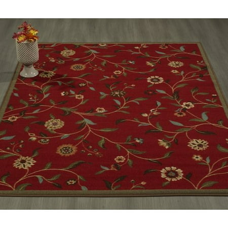 Charlton Home Bunyard Dark Red Area Rug Charlton Home Bunyard Dark Red Area Rug
