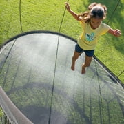 Springfree Outdoor 8 x 11 Foot Oval Jumping Trampoline for Backyard, Black