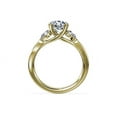 thumbnail image 2 of Diamond-Capitals 2.20 Carat Stunning Round Cut Moissanite 3 Stone Anniversary Ring for her Solid 14K Yellow Gold Size 8, 2 of 8