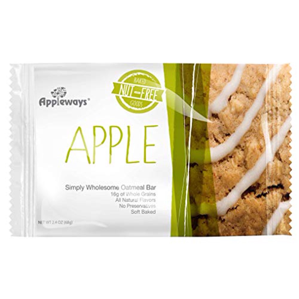 Appleways Whole Grain Apple Oatmeal Bar 2.4 Oz Pack of 1 Walmart