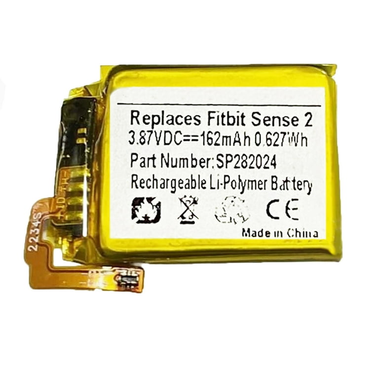162mAh SP282024 Battery Replacement for Fitbit Sense 2 Fitness Smartwatch FB521 Walmart