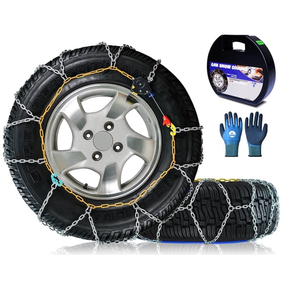 Cadenas para nieve AUVEBY de ajuste rápido, juego de 2