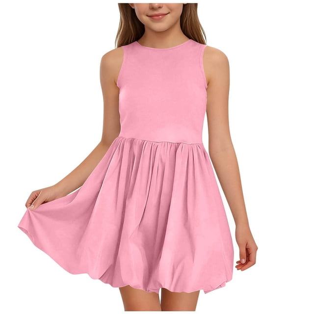 Vestido de Manga Larga una Línea para las Mujeres Elástico Twirly Patinador Escuela Vestido de Recital para la Niña Vestido de Manga Larga