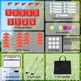 thumbnail image 2 of Juego de golf WodGod de 9 hoyos para patio trasero al aire libre con 2 palos, 2 of 8
