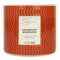 thumbnail image 2 of Mainstays 3-Wick Textured Wrap Cranberry Mandarin Candle, 13-Ounce, 2 of 6