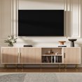 thumbnail image 7 of Modern Entertainment Center For Up To 80"TV, TV Stand With Storage Cabinet For Living Room, Bedroom, Oak, 7 of 7