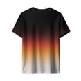 thumbnail image 6 of ZUKMRJPC Mens Workout Tops Short Sleeve Crewneck Fashion Gradient Color Summer Tops Casual Lightweight Gym Athletic T Shirts Unisex, 6 of 7