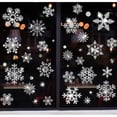 thumbnail image 4 of Papel tapiz de Año Nuevo para decoración de ventanas, pegatinas electrostáticas de copos de nieve con purpurina de Navidad, de 1 a 8 piezas, 4 of 4