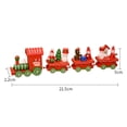 thumbnail image 3 of Car Model ChristmasExpress TrainTable Ornaments Wooden TrainsFigurine Tabletop Centerpiece Decorations For HomeOffice Desk Mantle Kitchen PartySupplies White, 3 of 8
