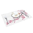 thumbnail image 3 of Japanese Cherry Blossom Pattern Table Mat Kitchen Decoration Placemat Table Napkin For Wedding Dining Accessories Table Mat, 3 of 5