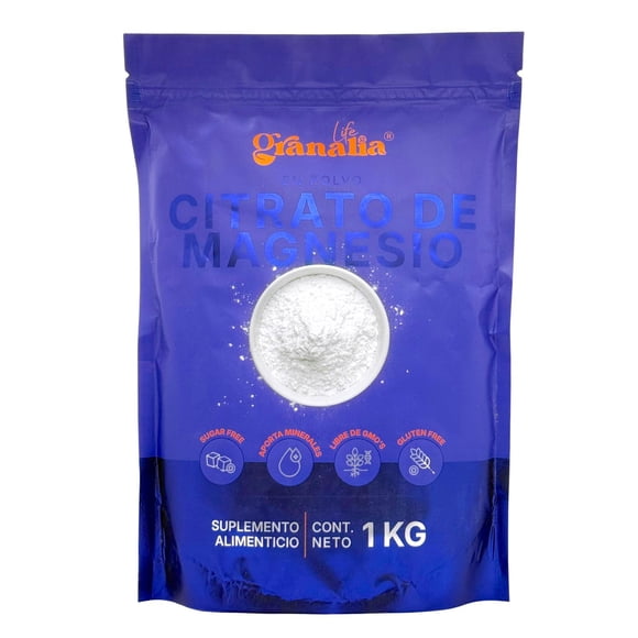 Citrato de Magnesio en polvo 1 kg Granalia Granalia GRANALIACITRATOMAGNESIO