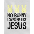 thumbnail image 2 of Tstars Boys Unisex Easter Holiday Shirts No Bunny Loves Me Like Jesus Kids Happy Easter Party Shirts Easter Gifts for Boy Toddler Kids T Shirt, 2 of 5