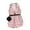 Pink clothes for Kids, variant on safuny Baby Girls Fall Winter Long Sleeve Turndown Collar Set And Trousers with Belt Bag Baby Fashion Suit Solid Childs Clothes Playwear Sleeveless 4Pc Outfits Sets Hot Pink 4 Y