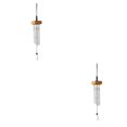thumbnail image 3 of Guardoinrt Exquisite Wind Chimes With Intricate For Refined Look Wind Chime Pendant Small Wind Chimes Materials burlywood 2Set, 3 of 6