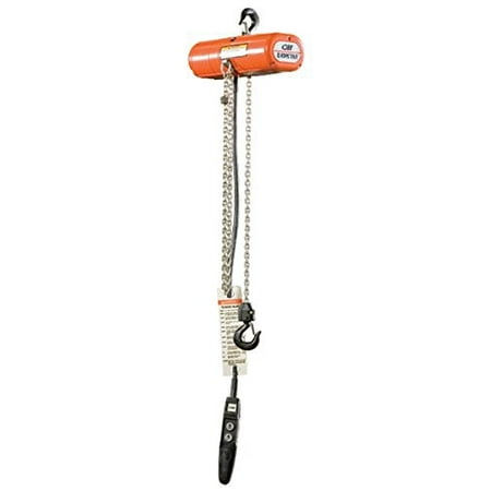 CM COLUMBUS MCKINNON 2114 SHOPSTAR ELEC CHAIN HOIST 600LB 460V 3PH 20FPM