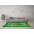 thumbnail image 3 of Ahgly Company Indoor Round Abstract Green Modern Area Rugs, 8' Round, 3 of 4