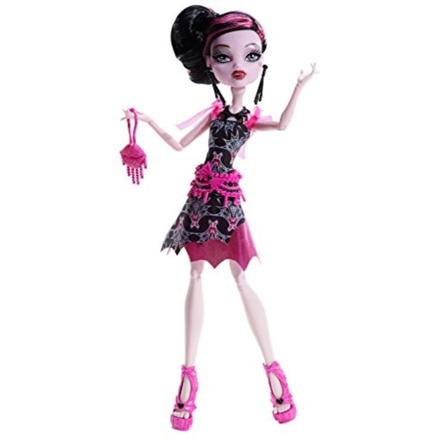 monster high frights, camera, action! black carpet draculaura doll
