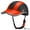 Red, variant on 2-in-1 Baseball Cap & Safety Helmet, ABS Protective Hat For Cycling, Scooter, Skateboard, Adjustable Sun Visor For Outdoor Sports,Orange