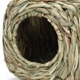 thumbnail image 4 of Zshan Naturally Dried Rabbit Hay House Foldable Woven Grass House for Rabbit, Guinea Pig, Chinchilla, Ferret Playing and Sleeping, 4 of 5