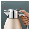 thumbnail image 2 of Temperature Retention Thermal Coffee Carafe, Leak Proof Lid Prevents Accidents, Press Button Technology Enables Effortless Pouring (2.3L, Local Gold), 2 of 6