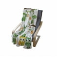 thumbnail image 4 of St. Patrick's Day Soft Flannel Fleece Throw Blanket, Irish Owls Leprechaun Hats on Trees Shamrock Leaves Horseshoe, Cozy Plush for Indoor and Outdoor Use, 70" x 90", Green and White, by Ambesonne, 4 of 6