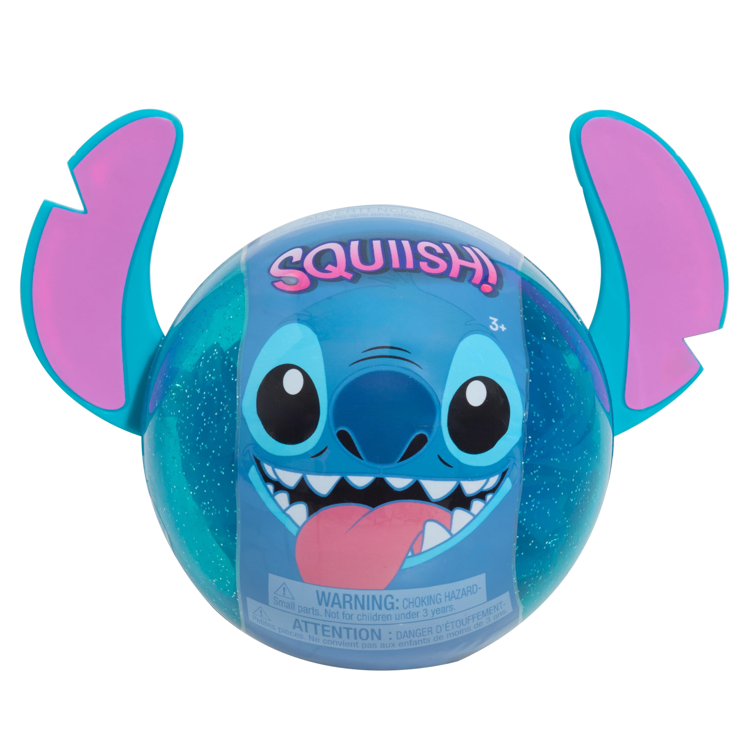 Disney Stitch Squish-a-Stitch Collectible Figures Blind Capsule - Series 3 , Squishy Fidget Toys, Ages 3+