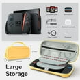 thumbnail image 2 of Large Capacity Carrying Case for Nintendo Switch 2 ( 2025 ) , Ultra Slim Premium EVA Travel Pouch with 24 Game Cartridges, Screen Protective Cover, Accessories Storage Bag, Black, 2 of 6