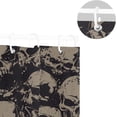 thumbnail image 5 of GZHJMY Skull Shower Curtain Waterproof Fabric Bath Curtain with Hooks for Bathtub Bathroom Decor, 60 x 72 Inch, 5 of 6