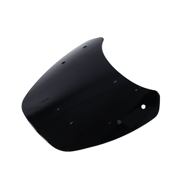 Motorcycle Wind Deflector, Motorcycle Windshield Heatproof ABS Anti Crack Replacement For Voor Bonneville T100 2003-2019 For Repair Black