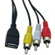 thumbnail image 4 of 1.5m Usb A Female To 3 Rca Phono Av Cable Lead Pc Tv Aux Audio Video Adapter-m.750, 4 of 5
