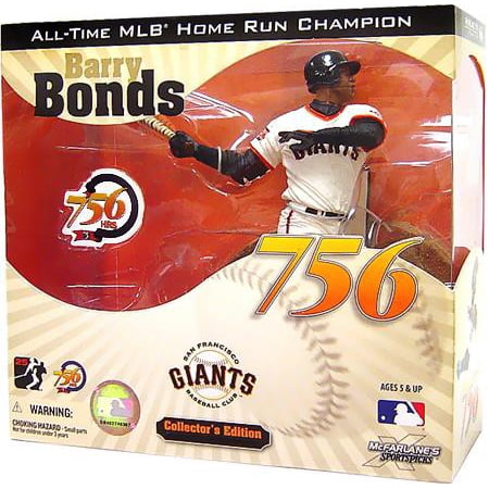 McFarlane MLB Sports Picks Collector's Edition Barry Bonds Action Figure [756th Home