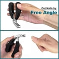 thumbnail image 3 of Y-Loong Sherum Clipmaster Pro, Ergonomic Angled Head Thick Toenail Clipper for Seniors, 3 of 5