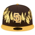thumbnail image 2 of Men's New Era Brown/Gold San Diego Padres Retro Pattern 59FIFTY Fitted Hat, 2 of 6