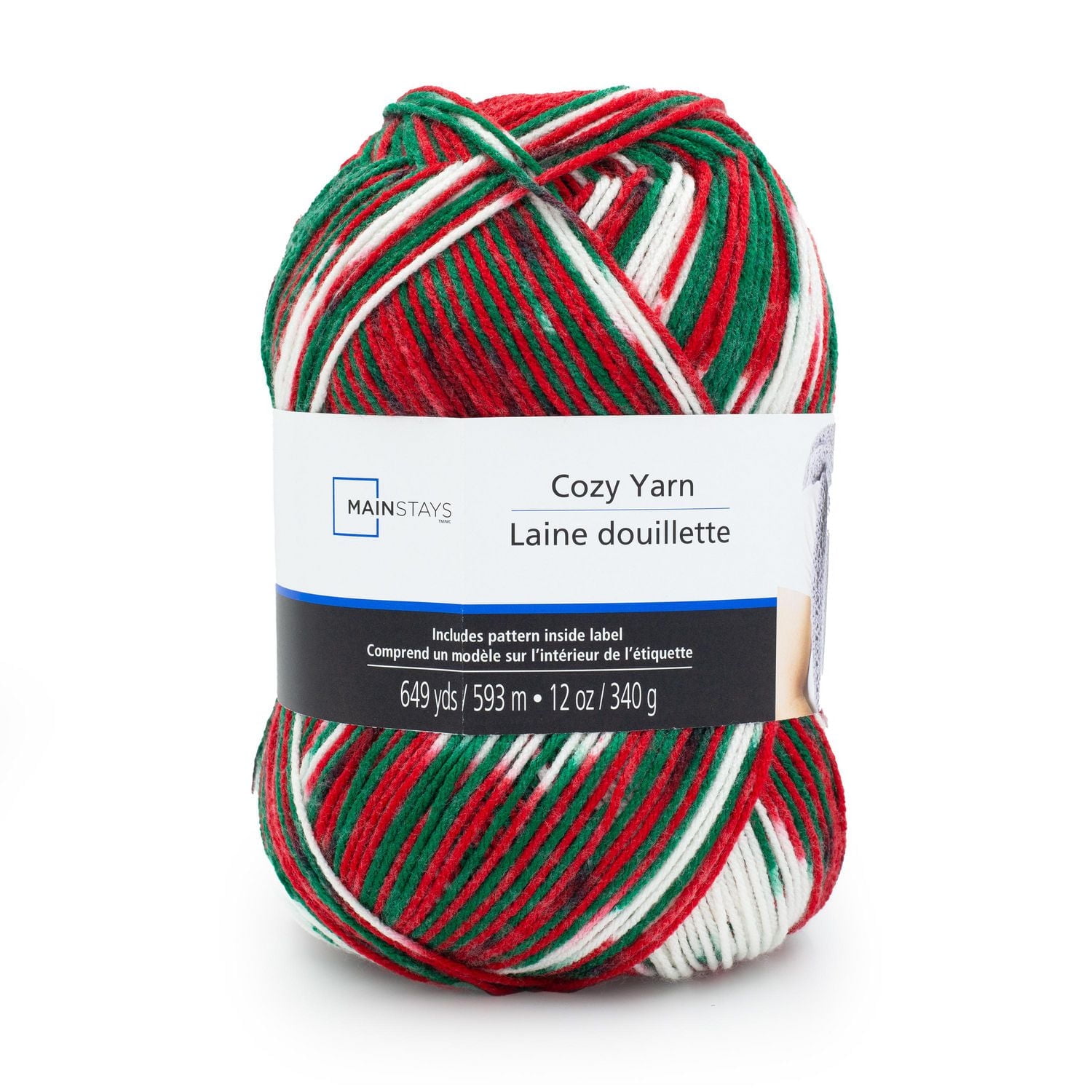 Mainstays Cozy Medium Acrylic Yarn 1 Ball