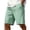 Mint Green, variant on Admvng Men's Shorts Casual Lightweight Big & Tall Drawstring Elastic Waist Gym Shorts with Pockets