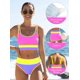 thumbnail image 4 of Set de bikini Popvil con cintura alta y falda 2026, 4 of 6
