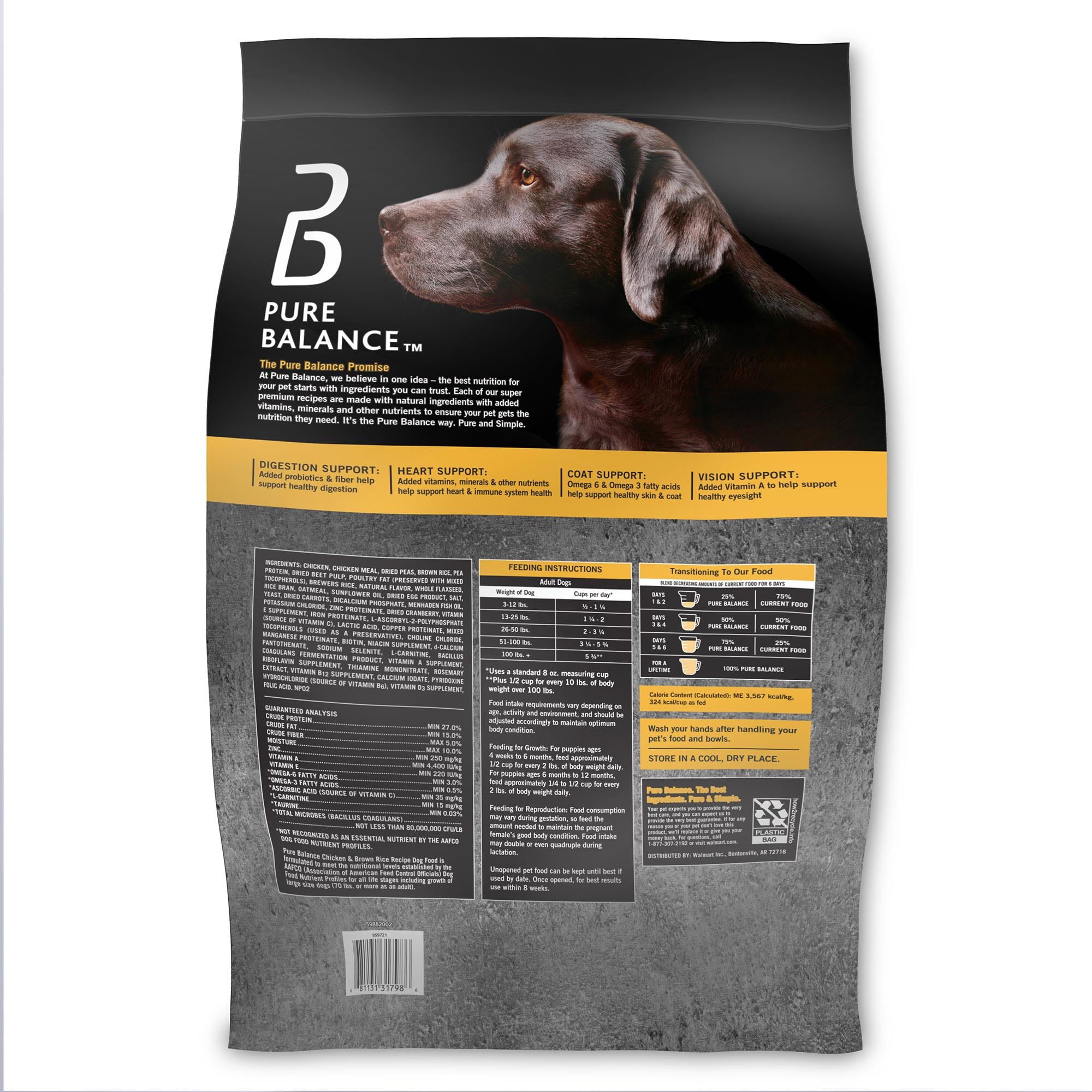 pure balance puppy food walmart