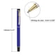 thumbnail image 2 of Uxcell 135mm Metal Ballpoint Pen Medium Point 1mm Black Ink Business Roller Ball Pens, Dark Blue Gold 3 Pack, 2 of 5