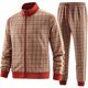 thumbnail image 2 of W Jianwang Conjunto De Trajes De Chándal Para Hombre Chándal Para Correr Trajes De Chándal Para Hombre 2 Piezas Diseñador De Moda Trajes De Chándal A Cuadros Ropa Deportiva Chaquetas Y Pantalones Traj, 2 of 5