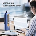 thumbnail image 3 of Household Tower Fan 90 Circulation Oscillating Quiet Cooling Air Conditioner Portable Standing Floor Desk Bladeless Fan, 3 of 5