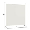 thumbnail image 2 of Gymax Single Panel Room Divider Privacy Partition Screen for Office Home Beige, 2 of 10