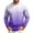 Purple, variant on GrmtClth Golf Shirts For Men Trendy Two Tone Gradient Crewneck Long Sleeve Shirts Relaxed Fit Lightweight Autumn Outdoor Athletic Tops Purple S
