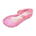 thumbnail image 3 of Viluyesy Girls’ Thick-Soled Crystal Sandals Jelly Princess Shoes for Spring and Summer, Comfortable Children’s Dress Sandals Pink Size 10, 3 of 7