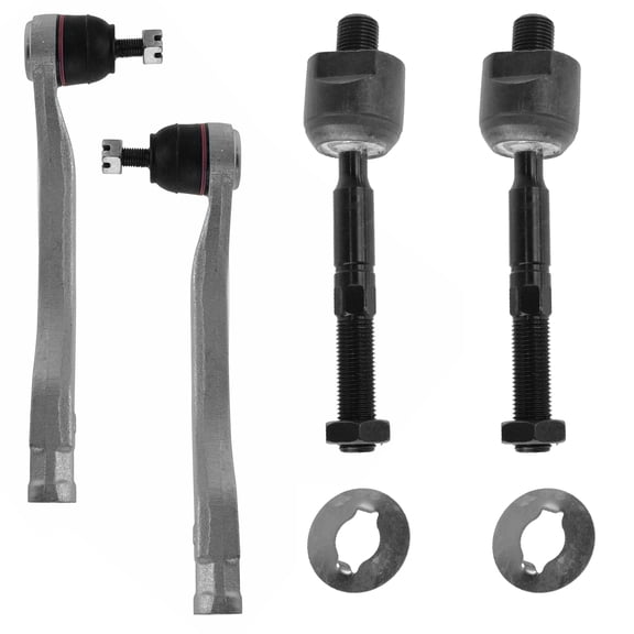 TRQ Front Tie Rod Set Fits Select 2001-2003 Acura CL 1999-2003 TL 1998-2002 Honda Accord
