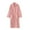 Pink, variant on Lovskoo Flannel Bathrobe for Women Winter Warm Thick Comfortable Velvet Button Long Dress Nightgown Home Wear Loungewear Purple